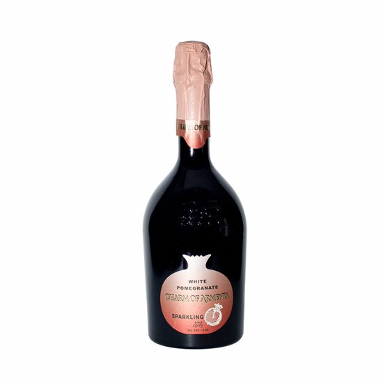 Dzirkstošais augļu vīns Charm of Armenia Pomegranate Rose  8,5%, 0,75L